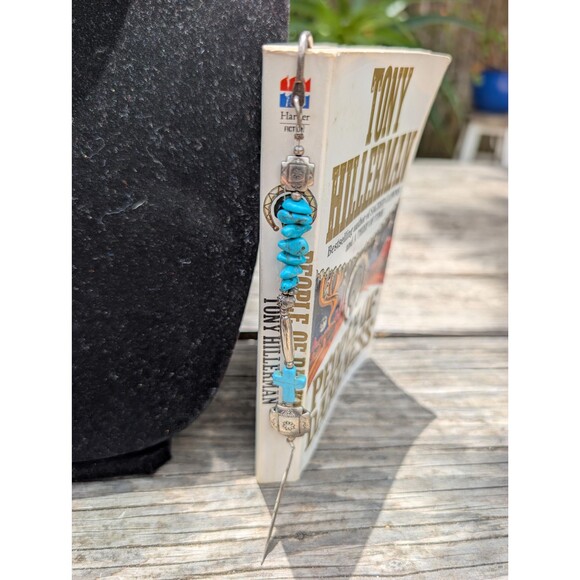 Vintage Southwestern Turquoise Blue Bookmark, Book Lover Gift - Picture 7 of 10